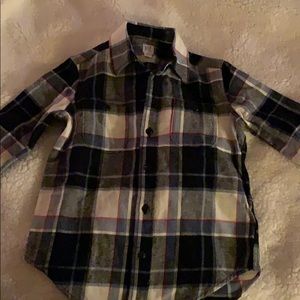 Boys flannel shirt